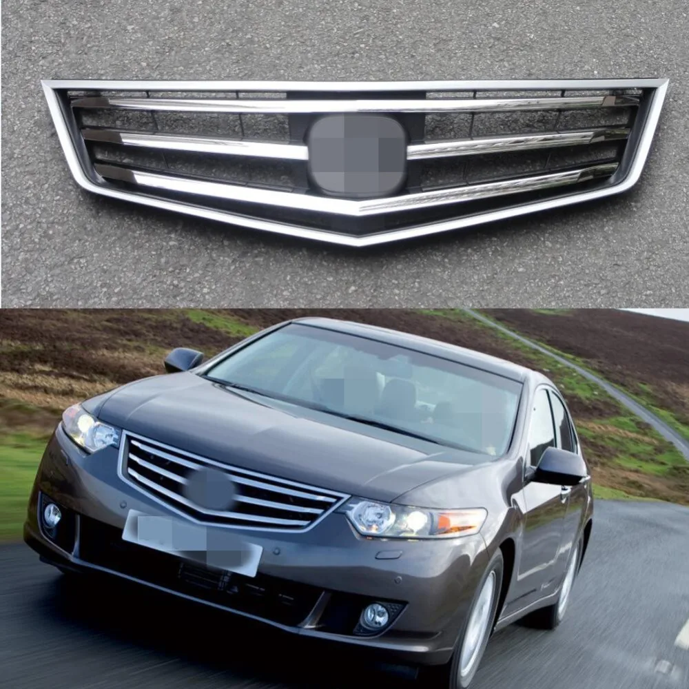 1 шт. передняя решетка радиатора Верхняя Крышка хромированная для Honda Accord 2009