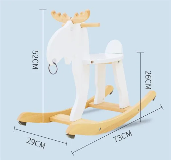 Современная детская деревянная лошадка-качалка для малышей, детская мебель, кресло-качалка, качалка, стул-качалка для детей, детская