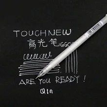 1 шт. 0,8 мм белый краски маркер Выделите лайнер эскиз маркеры гелевая ручка для граффити товары для рукоделия маркеры манга ing