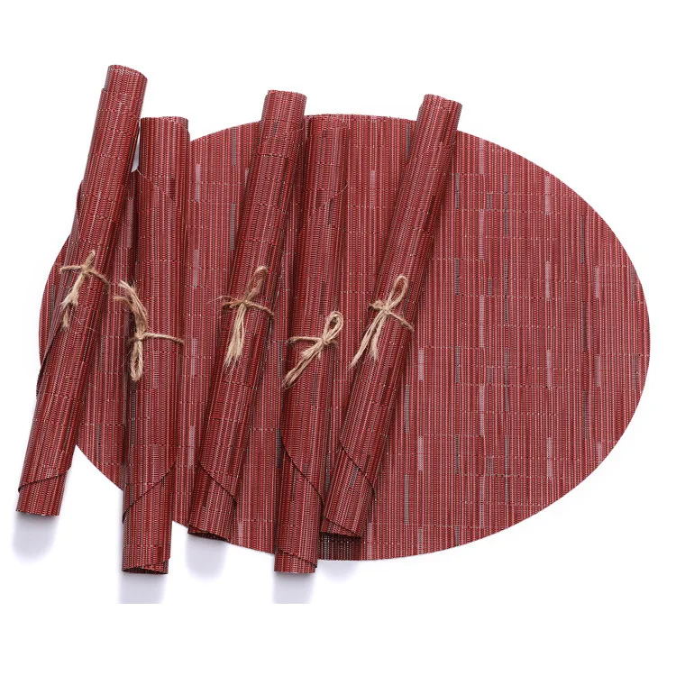 PVC الاهليلجيه تحديد الموقع ل طاولة طعام حصيرة البلاستيك سادة القهوة للماء الوقايات إكسسوارات ديكور منزلي الحديثة المطبخ PVC الاهليلجيه تحديد الموقع ل طاولة طعام حصيرة البلاستيك سادة القهوة للماء الوقايات إكسسوارات ديكور منزلي الحديثة المطبخ