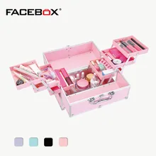 Профессиональный Алюминий Макияж косметический случай поезда Макияж коробка косметичка Макияж Сумки большое пространство