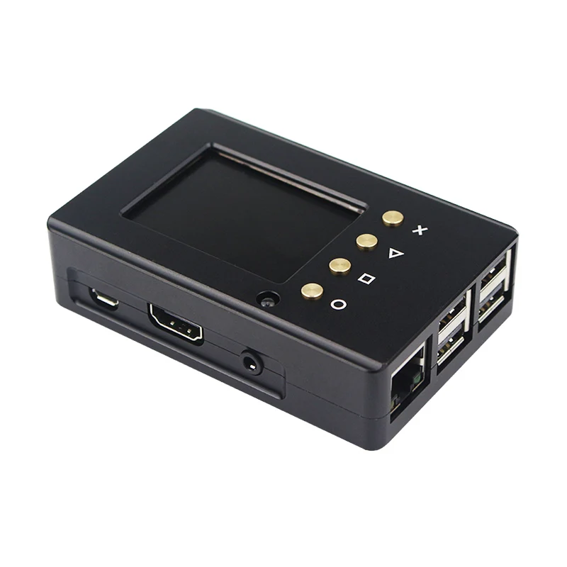 

Aluminum Case With 2.2 inch LCD Screen With IR Function For Raspberry Pi 3 / 2B / B+