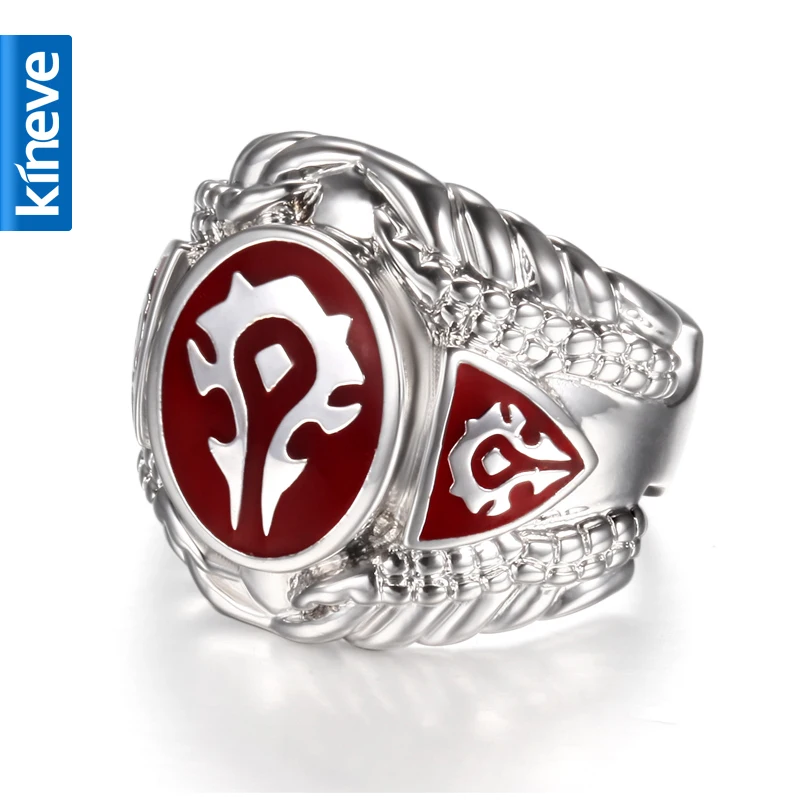 

Kineve World of Warcraft Horde Ring Fashion Men's Ring Free Shipping Wholesale