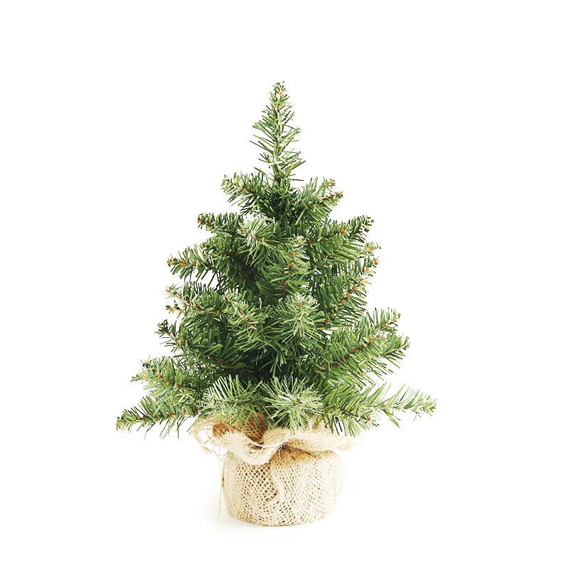 

Hot Selling Flowers Christmas Green Linen Christmas Tree Doll Bare Tree Family Christmas Decoration Gifts for Home Tree Pendant