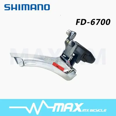 Shimano велосипед передний переключатель 8/9/10s зажим Диаметр 31,8 мм 34,9 мм - Цвет: 6700 10S 34.9mm BK