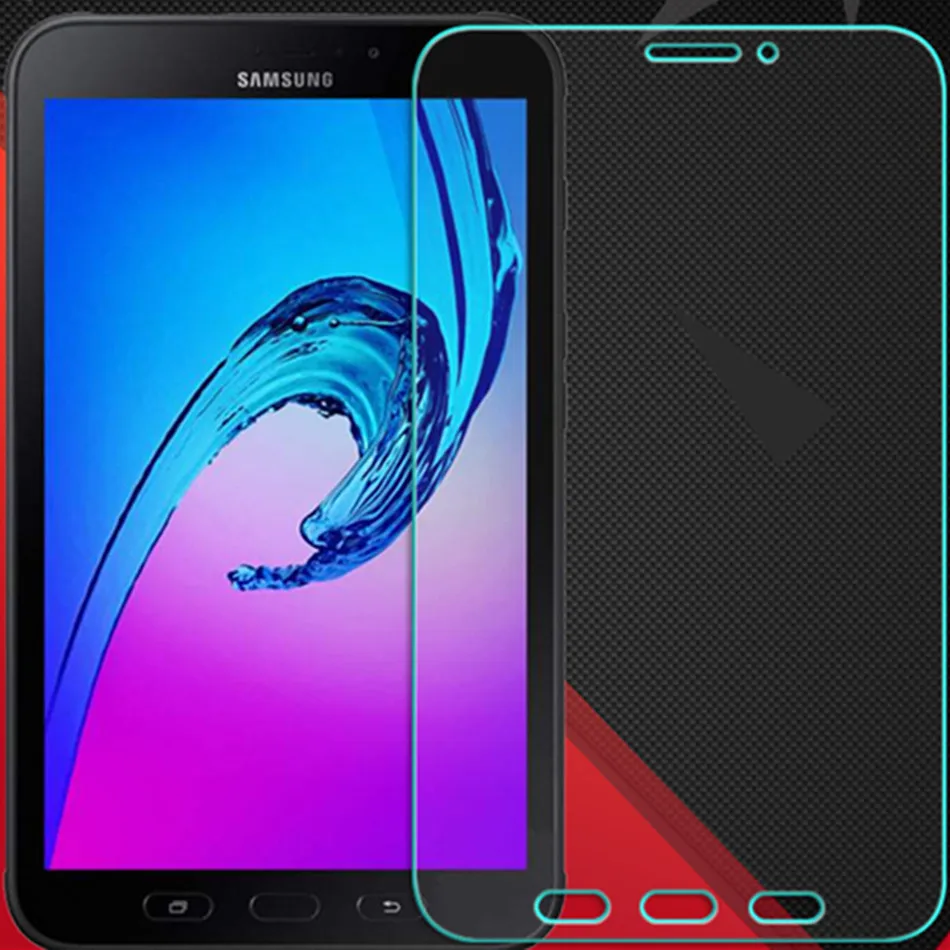 2 шт закаленное стекло для Samsung Galaxy Tab Active2 8," T390 T395 протектор экрана, 9 твердость HD против царапин без пузырьков
