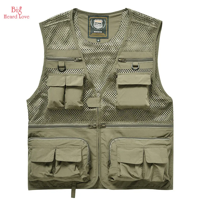 

Summer Outdoors Tactical Mesh Vest Men Breathable Shooting Multi Pockets Vest Shooting Waistcoat Sleeveless Jacket Coat NCX-146
