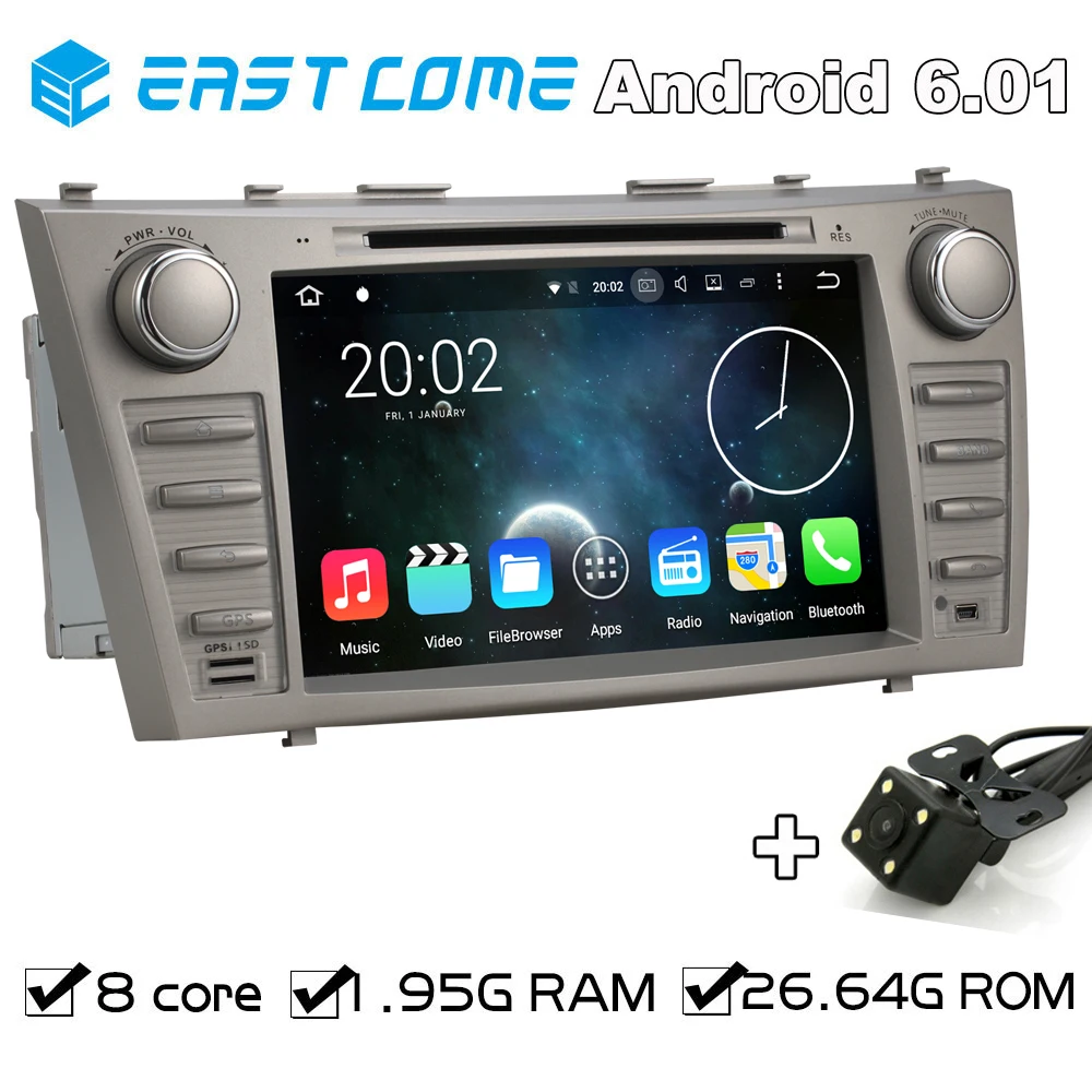Clearance Octa Core 2 Din Android 6.01 Car DVD Automotivo For Toyota Camry 2007 2008 2009 2010 2011 With Bluetooth Radio Rear View Camera 0 Clearance Octa Core 2 Din Android 6.01 Car DVD Automotivo For Toyota Camry 2007 2008 2009 2010 2011 With Bluetooth Radio Rear View Camera 0