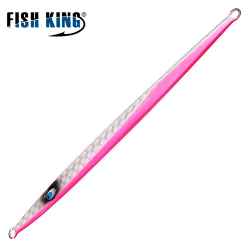 FISH KING 150 г/210 мм рыболовные ложки металлическая приманка Leurre De Peche рыболовные приманки для моря свинцовая головка - Цвет: 2