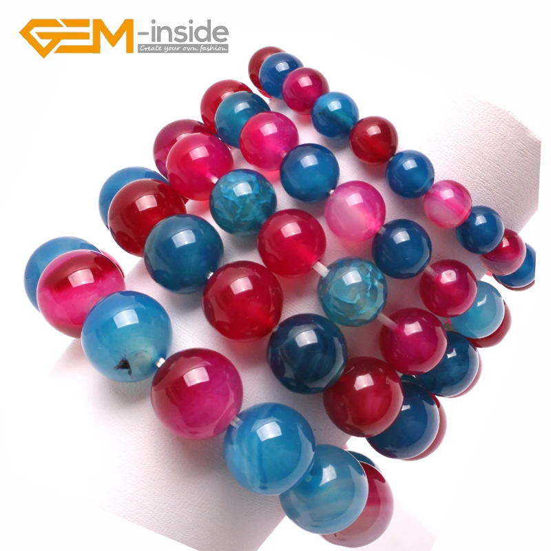 Браслет из бусин и натурального агата для женщин|agate bracelet|natural stone beads braceletbracelet natural