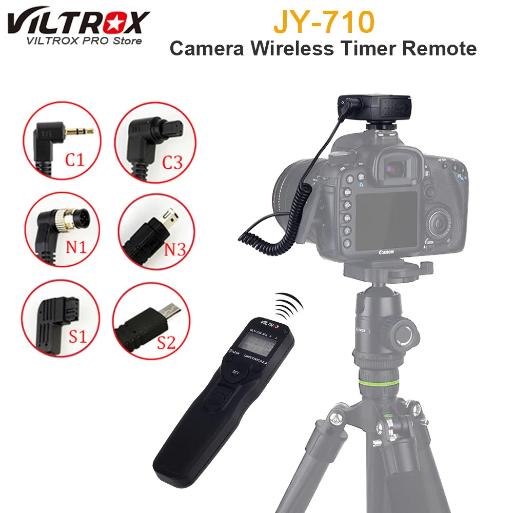 Viltrox JY 710 Camera Wireless Timer Remote Shutter Release Control