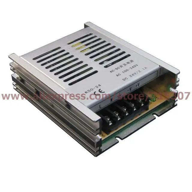 

Leetone K50-24 50W switching power supply 24V 2.1A high efficiency 100-240VAC input with OVP & OTP for 3 years warranty
