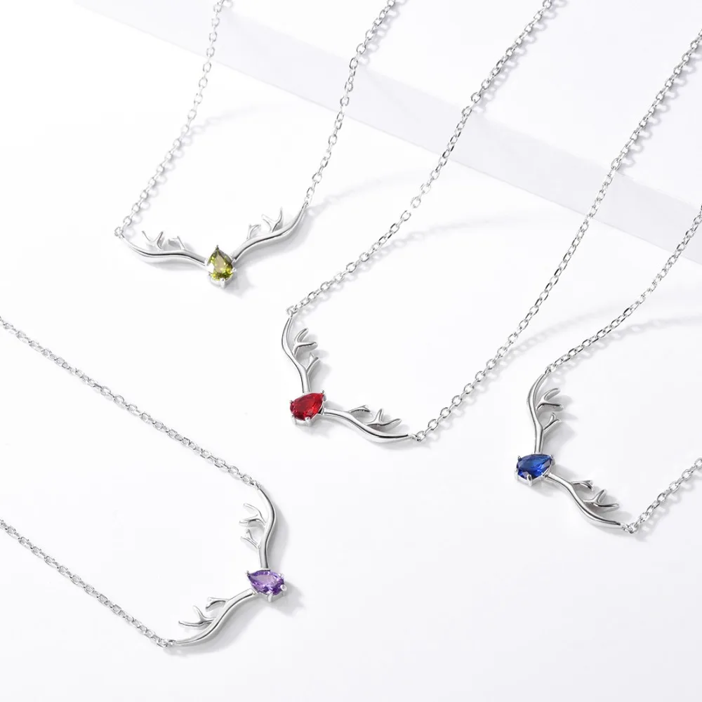 Deer Necklace | Slider Message Card