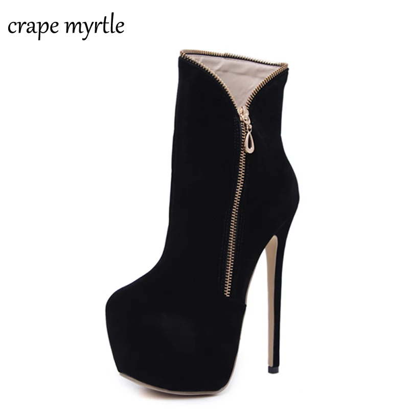 

boots women heels bottes femme hiver Autumn boots Winter Woman Shoes pumps sexy stiletto boots platform pumps fall boots YMA491