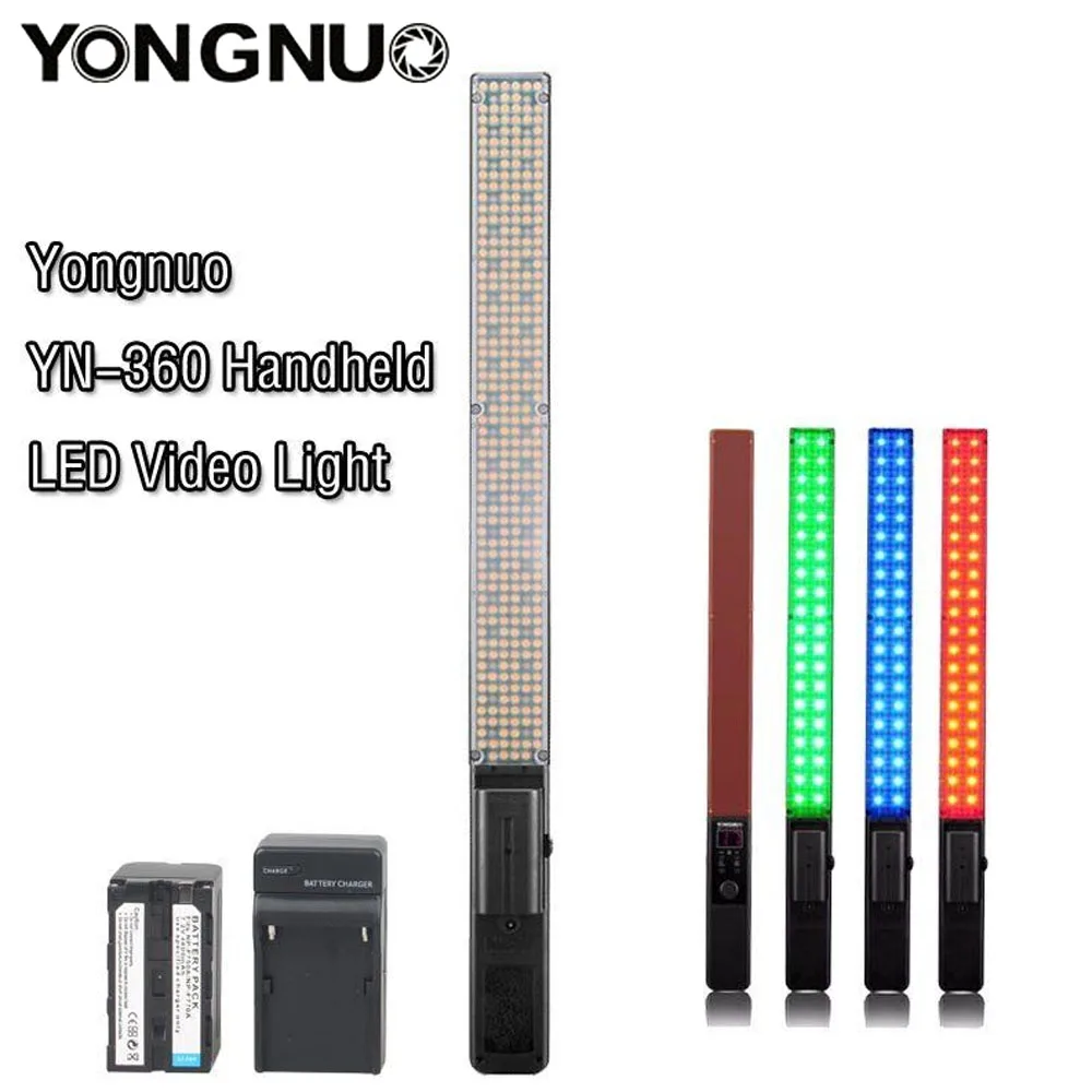 

YONGNUO YN360 Pro LED Video Light RGB Full Color CRI95+ Max. 2560LM for Studio Outdoor Photography & Video Recording