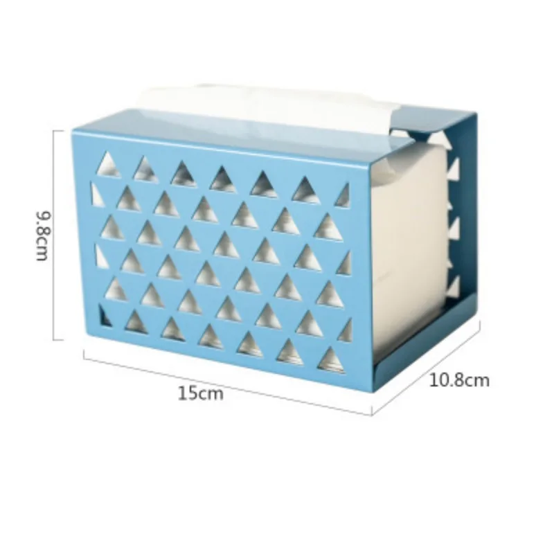Коробка для хранения, железный художественный тканевый чехол, органайзер для хранения, держатель для ресторана, гостиной, офиса, настольный бумажная салфетка, коробки для хранения