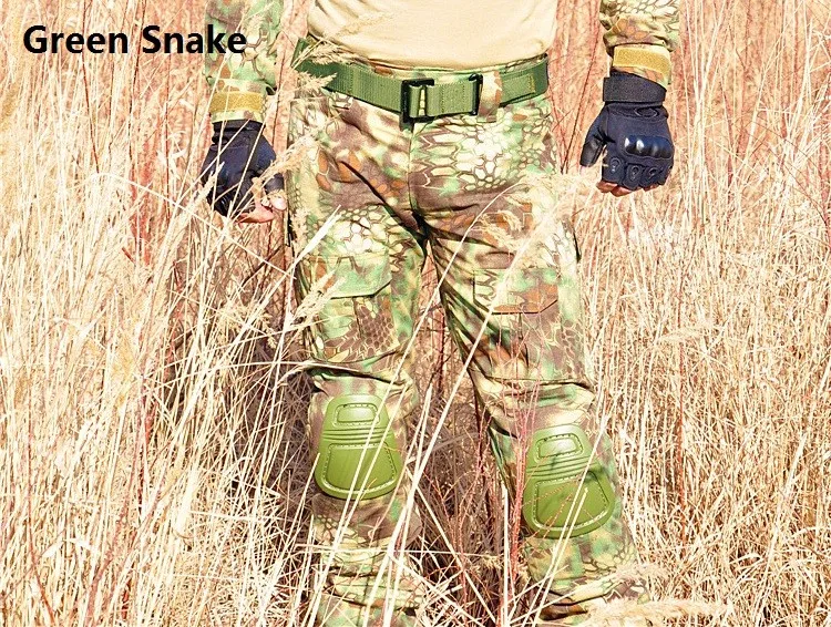 Мультикам камуфляж Militar тактические штаны армейская военная форма брюки ACU страйкбол Пейнтбол боевые брюки карго с наколенниками