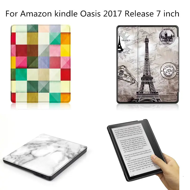 Print Protective Skin Cover Case for Amazon All New Kindle Oasis 7 inch
