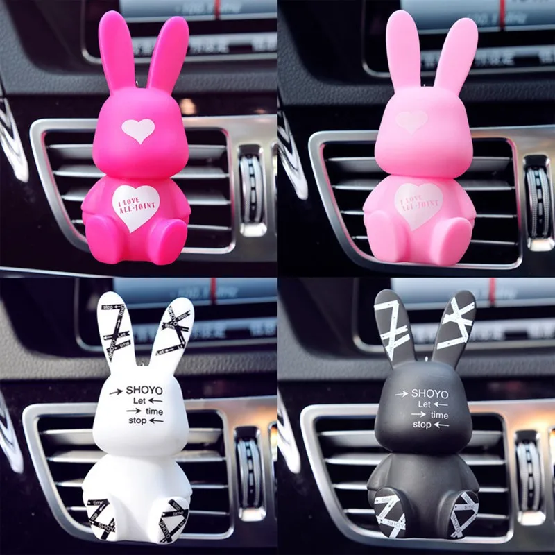 Автомобиль духи авто мультфильм кролик орнамент автомобиль кондиционер интерьера