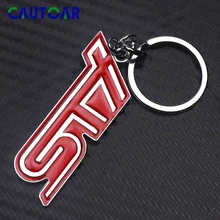 1pcs Estilo Do Carro logotipo Do Carro Chaveiro Chaveiros Anéis para Subaru STI STI Legacy Outback Forester WRX WRC Rali impreza