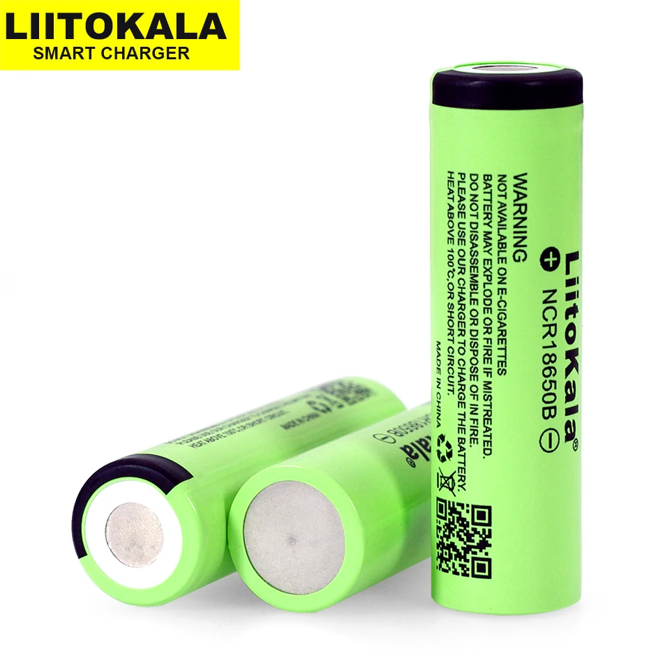 Литиевый аккумулятор Liitokala 1 10 шт. новый оригинальный 18650 3400 мАч NCR18650B 3 7 В для