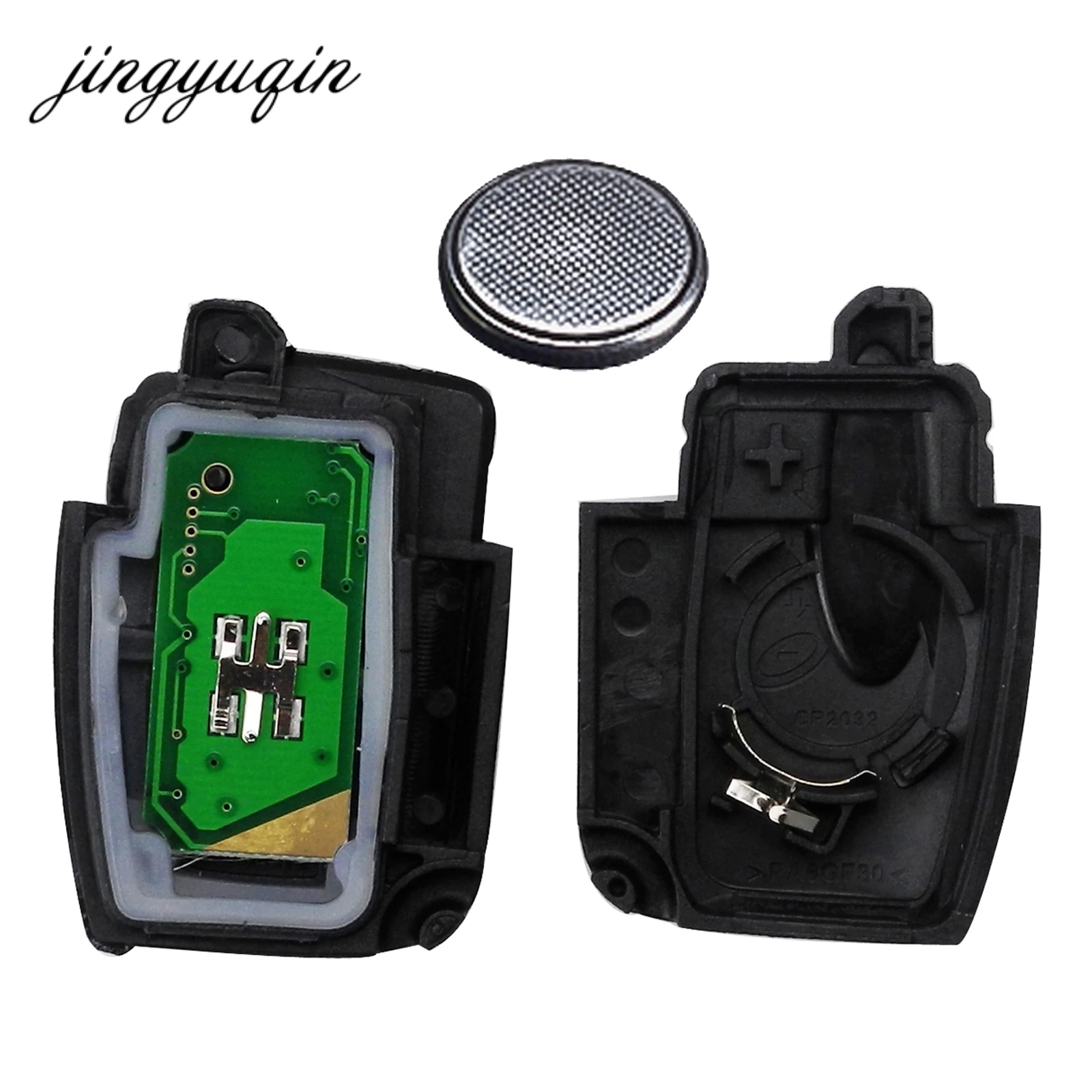 Jingyuqin 433 МГц ID63 ID60 3 кнопки дистанционного ключа для Ford Focus Mondeo C Max S Max Galaxy Fiesta HU101 FO21