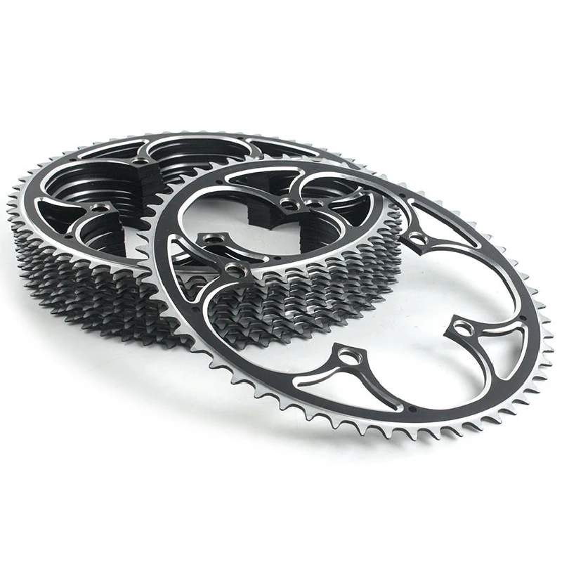 Discount Bicycle Sprocket Wheel Bicycle Gear Plate 56T Large Toothed Disc Single-Piece Integrated Sprocket Wheel Bicycle Racing Sprocke 7