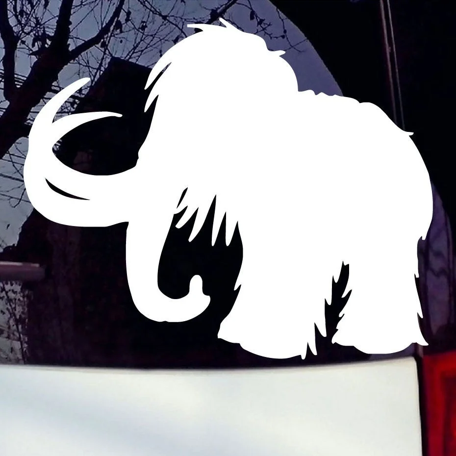 Wooly Mammoth Mastodon Vinyl window Sticker Decals 13cm | Игрушки и хобби