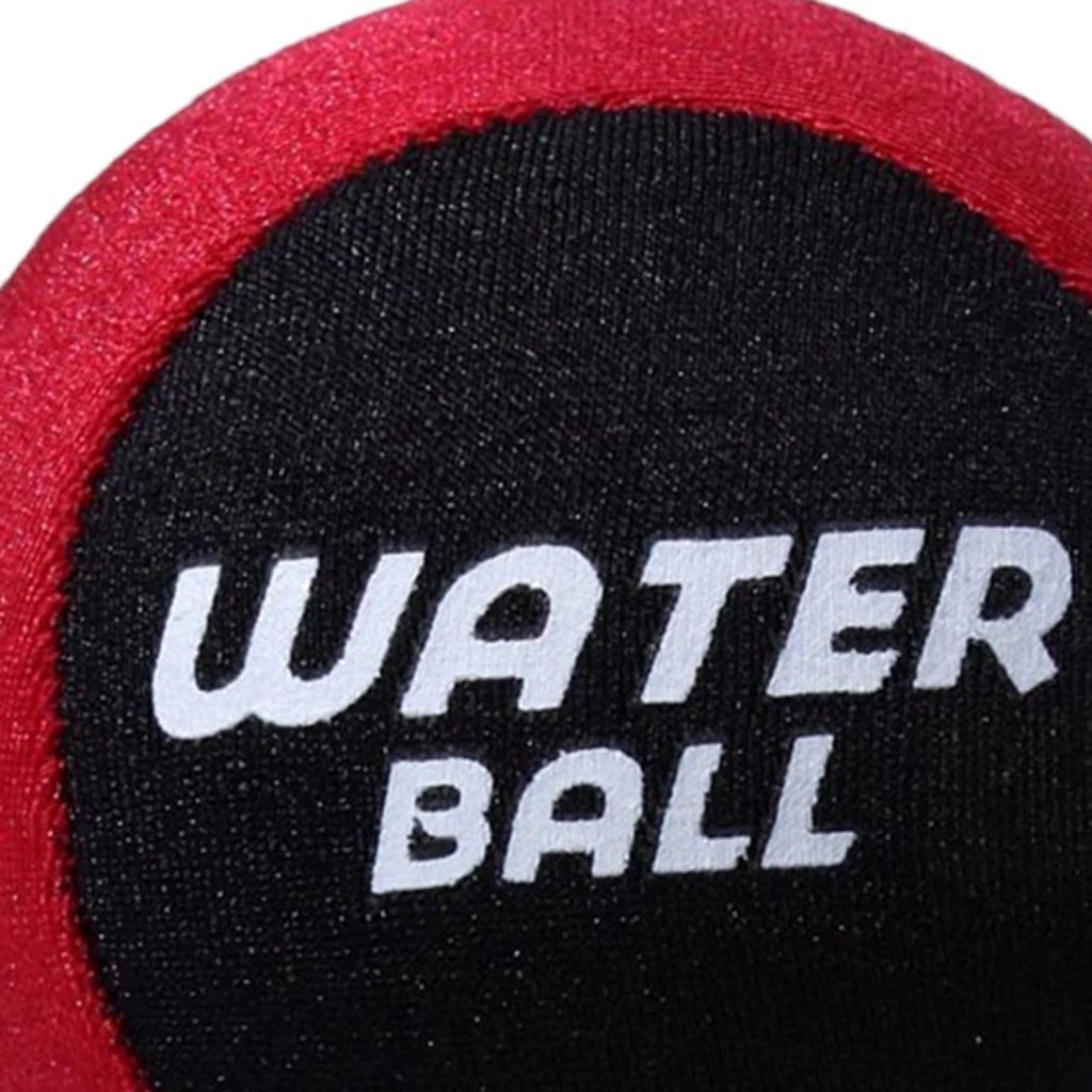 Water Bouncing Ball Skimmer for Beach Sport Swimming Pool Game Red & Black 