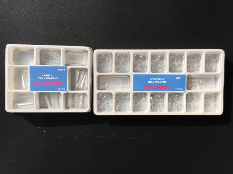 

Dental Ortho Crown/ transparent crwons for premolars and molars posterior/transparent Dental Restoration Crown/dental crown