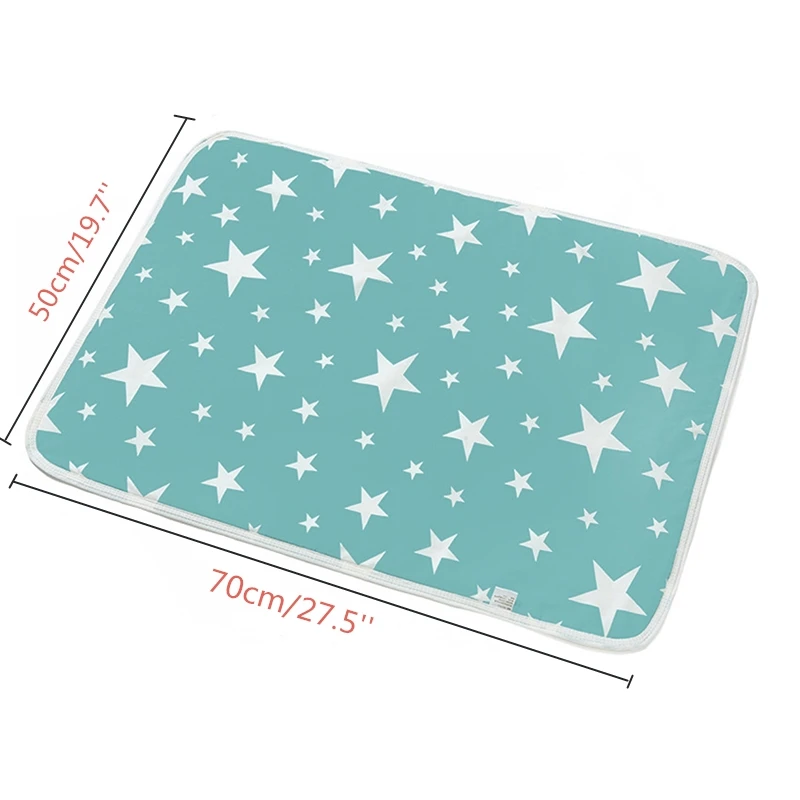 spesifikasi Meja Popok bayi Popok Mengubah Pad Kapas Ekologis Sprei Kartun Bayi Tahan Air Kasur Bayi Mengubah Tikar Penutup