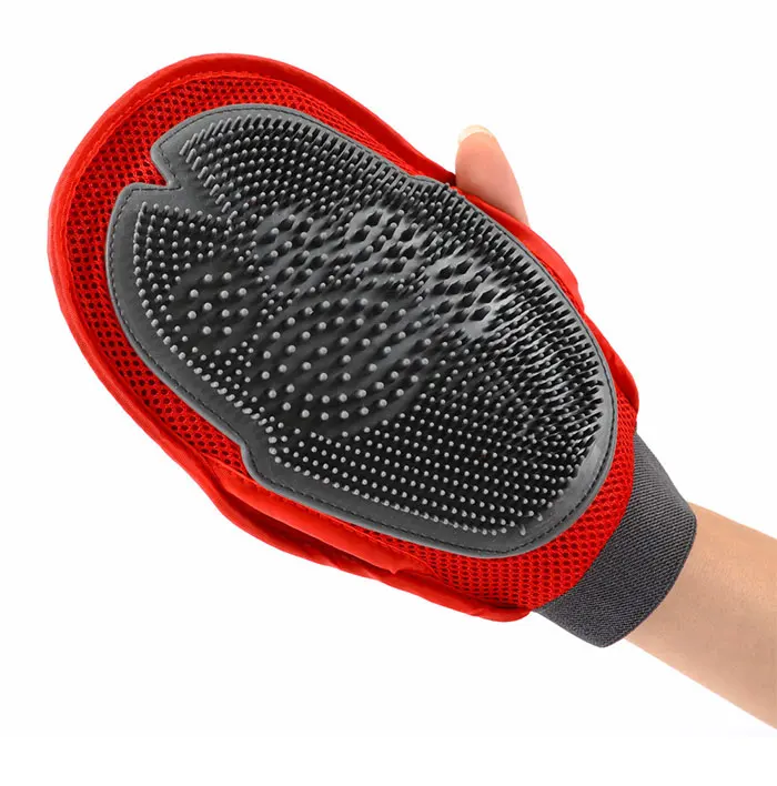 Pet Dog Cat Massage Brush Gloves Bath Comb Clean Gentle And Efficient Beauty Gloves Dog Pet Gloves