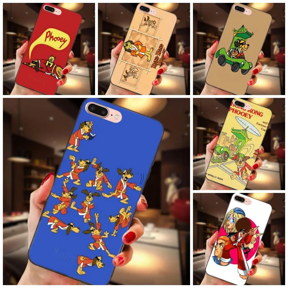 Винтаж мультфильм Hong Kong Phooey для Xiaomi Redmi Note 2 3 4 4A 4X5 5A 6 6A Plus Pro S2 Y2 силиконовый