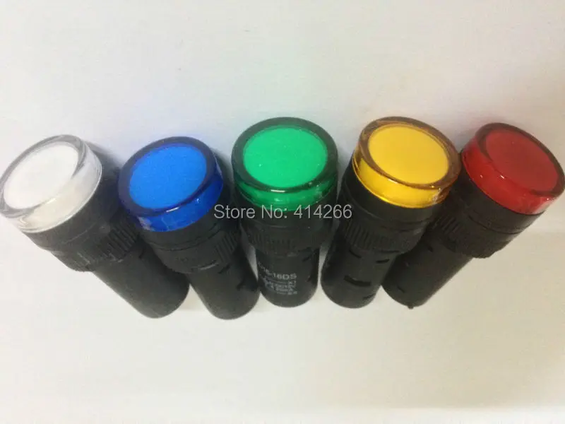 

high quality AD16-22 16mm Red LED Indicator Light