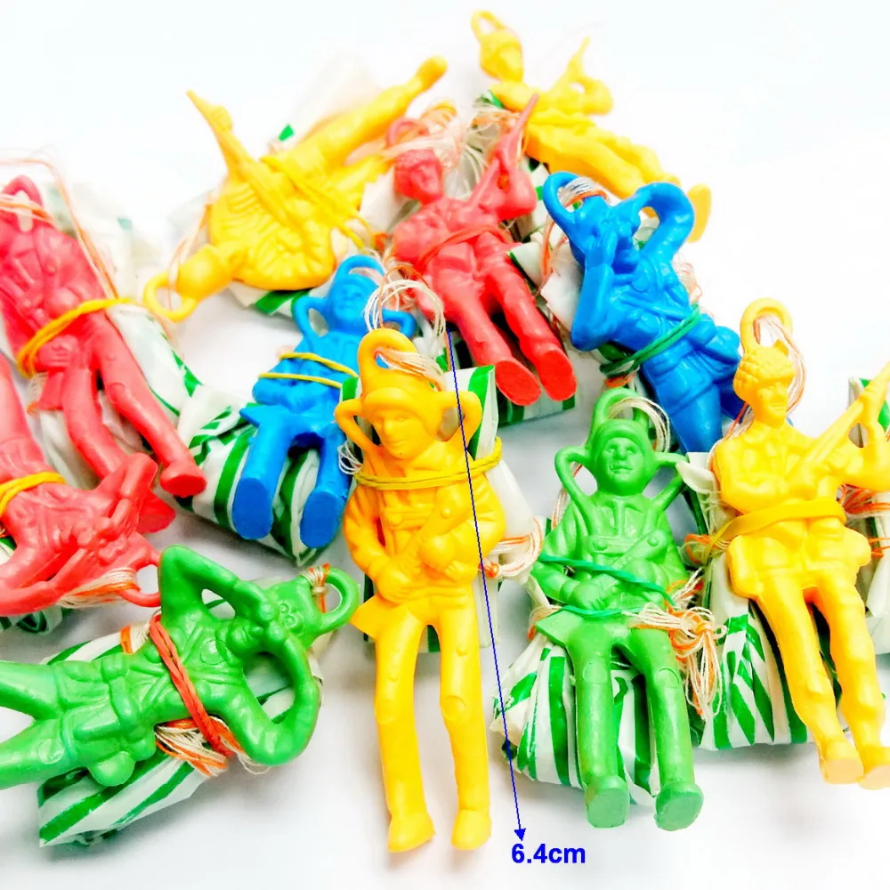96pcsfuntoysSOLDIERParatroopersParachuteFunTOYSPARTYFAVORS