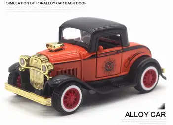 

High imitation Ford hard top classic car toys, 1: 36 alloy pull back model car, metal castings, 2 open the door, wholesale