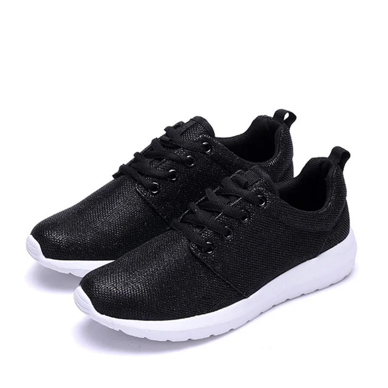 Women Girls Sports Breathbale Running Shoes Lace Up Color Black Pink Silver Running Shoes Shoes Running Shoesshoes Running Aliexpress