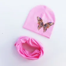 Детские шапки для девочек с мультяшным принтом; детская шапка; шапка для маленьких мальчиков; хлопковый Детский шарф с воротником; детская шапка; детская шапочка; шапки-бини