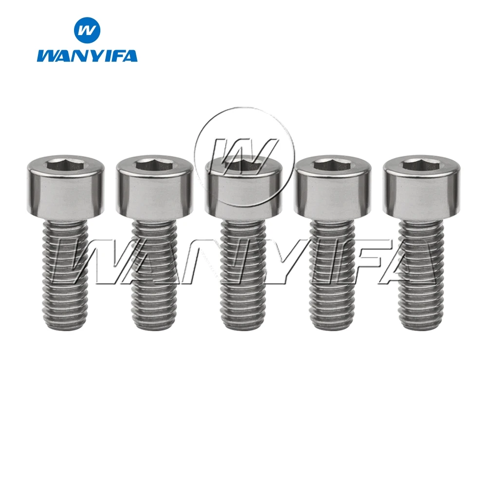 Wanyifa 5 шт Титан Ti M8X20mm DIN912 винты болты для велосипеда Запчасти винт велосипедный