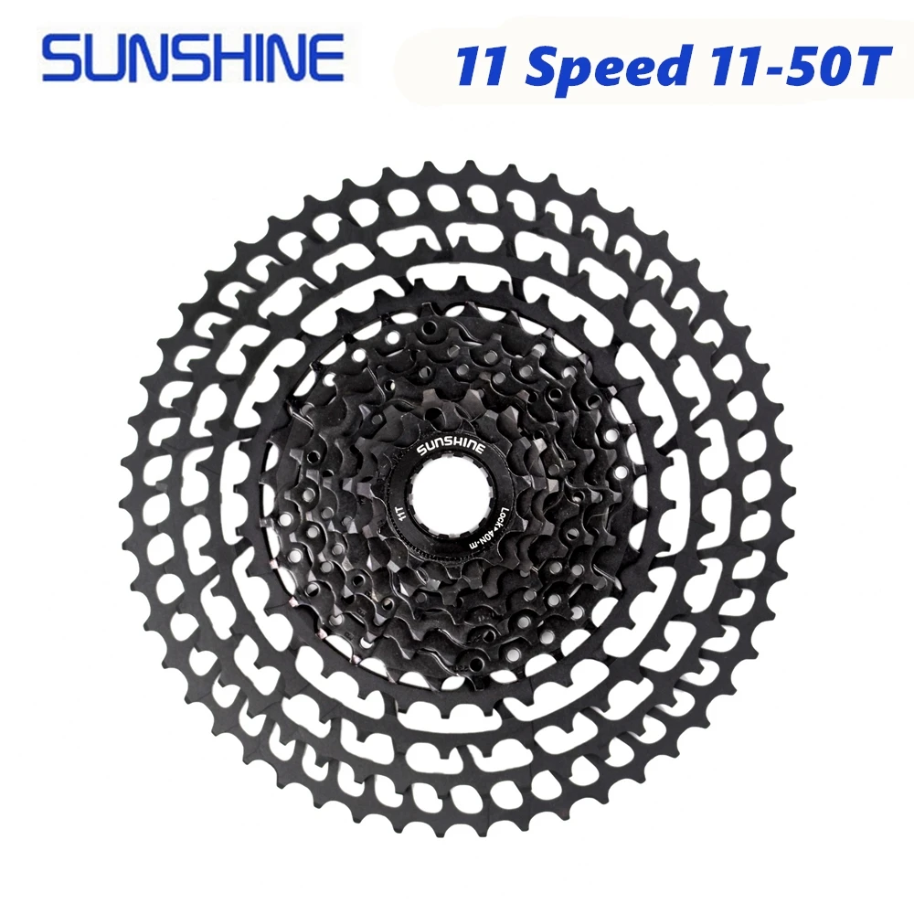 SUNSHNE MTB 11 скоростной 50T кассеты 370g Сверхлегкий велосипед Freewheel 11T велосипедная