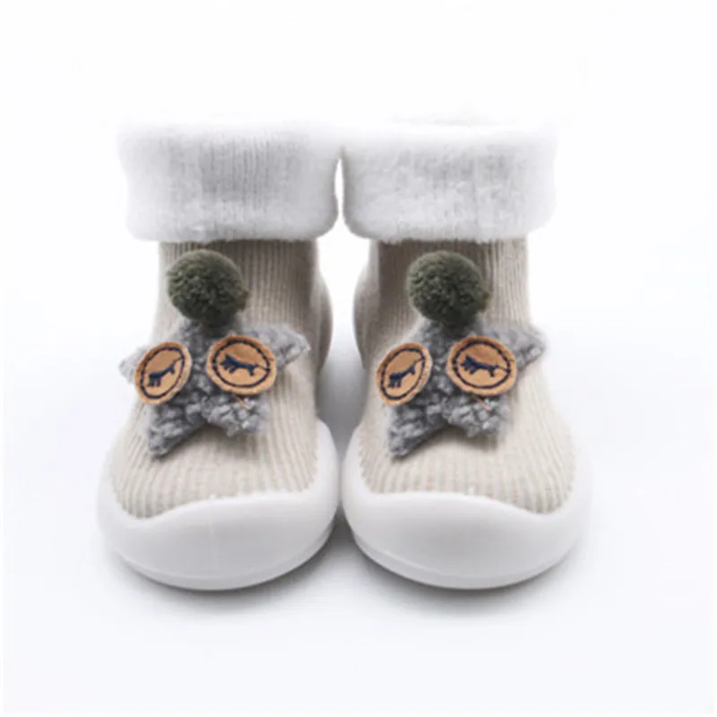 Обувь для младенцев; вязаная обувь для маленьких девочек; теплые зимние носки; обувь с кроликом; bebe; Одежда для новорожденных; ботиночки для малышей; обувь для девочки Тапочки