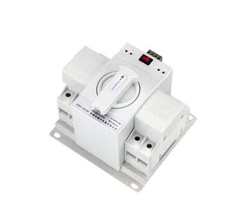 

free shipping ATS 2P 63A 230V MCB type Dual Power Automatic transfer switch