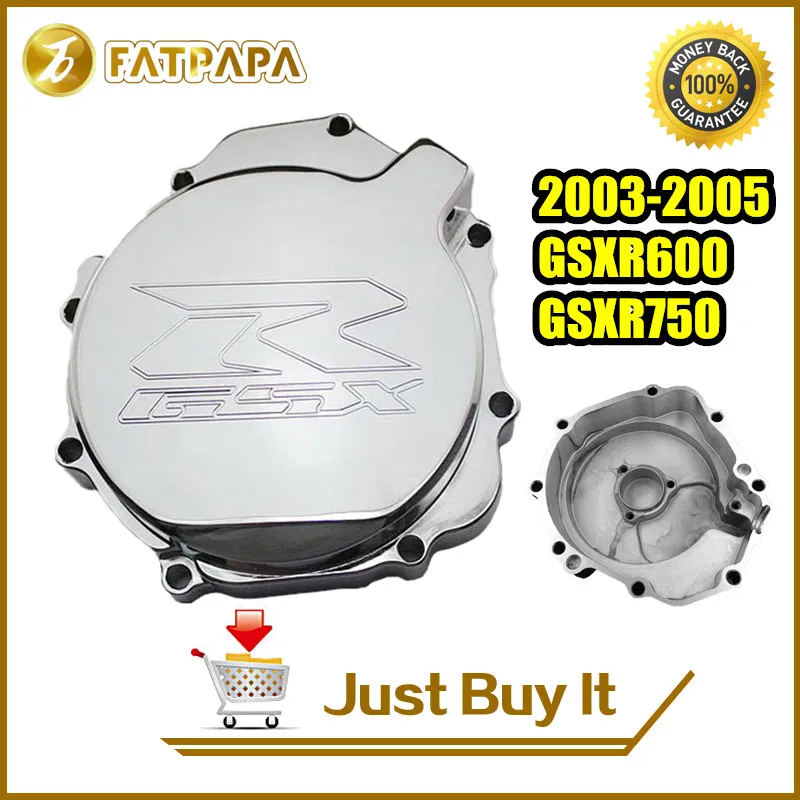 

Free shipping new style motorcycle Aluminum Chrome Stator Engine Cover Fit for Suzuki GSX-R 600 750 2004-2005 GSXR1000 2003-2004