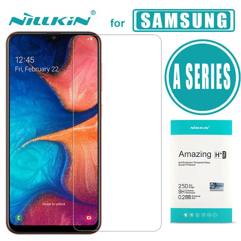 

For Samsung Galaxy A20e A50 A90 A80 A70 A60 A40 A30 A20 A10 Tempered Glass Nillkin 9H+ Pro Protective film for Samsung A50 Glass