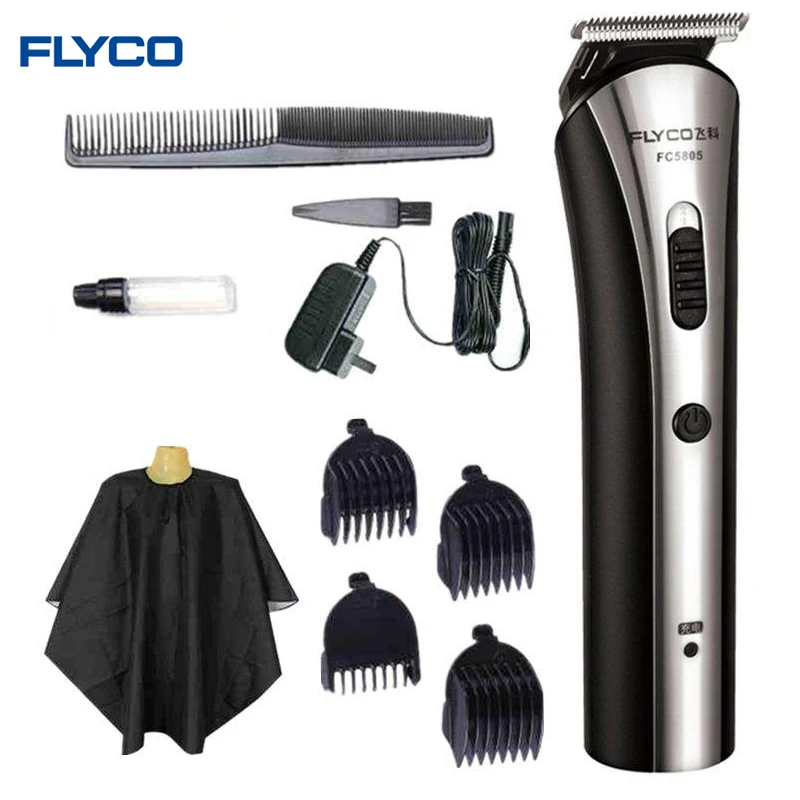 FLYCO NEW Rechargable Washable Electric Hair Clipper Worldwide Voltage
