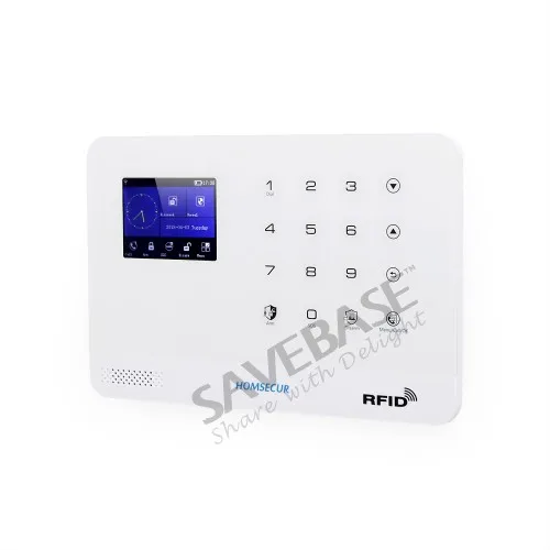 HOMSECUR inalámbrico LCD 3G/GSM RFID SMS Autodial hogar seguridad sistema de alarma LA02-3G