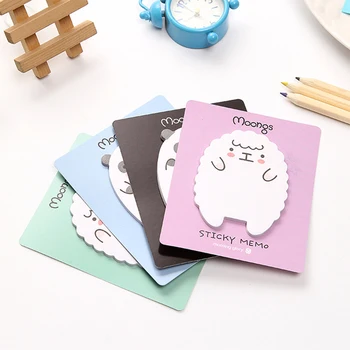 

1pcs Kawaii Sheep / Panda Memo Pads , Panda & Sheep Sticky Stickers