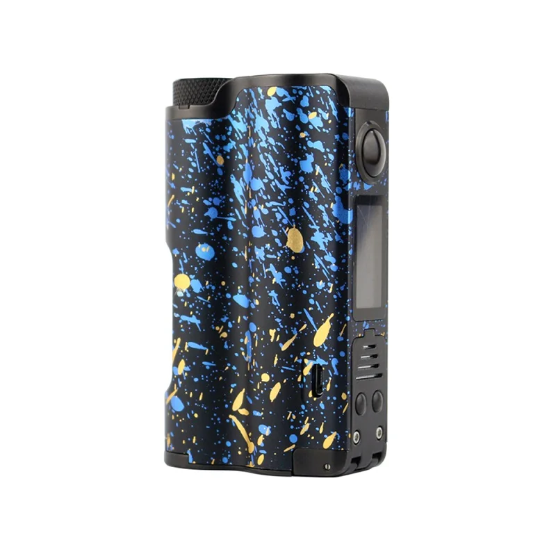 DOVPO Topside 90 Вт Топ заполняющий TC Squonk мод с 10 мл большой Squonk бутылка и 0,96 дюймовый OLED экран - Цвет: Black Blue