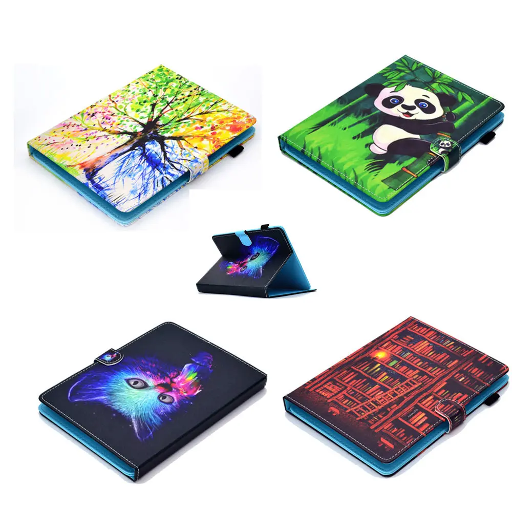 

New PU Leather 6.0 7 inch Universal Case For Kobo Glo HD Touch eReader / Aura Edition 2 / clara HD N249 6" Ebook Cute Cover+Pen