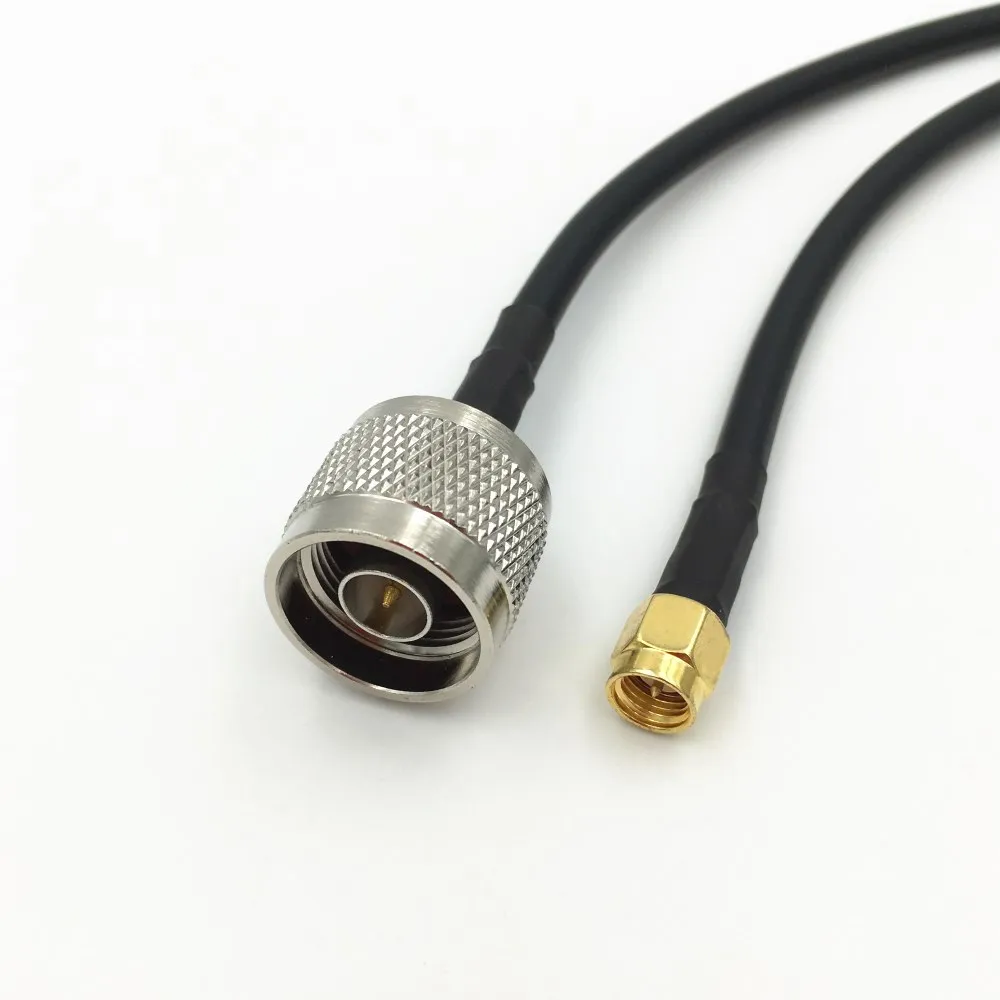 5 шт. RG58/LMR195 провод N штекер SMA RF удлинитель коаксиальный Соединительный кабель 20